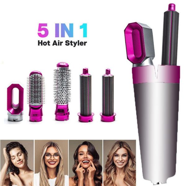 5 in 1 Hair Dryer Hot Comb Set Hair Curler