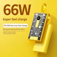 66W Super Fast Charge Power Bank 20000mAh – Power Bank Fast Charging